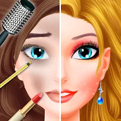 Скачать Makeup games makeover dress up [МОД: Бесконечные деньги, Монеты и Мега MOD] | Взлом Makeup games makeover dress up на Андроид