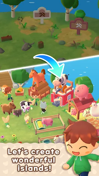 Merge Camp (Мерж Кэмп) [МОД: Меню, Бесконечные монеты и Открытые уровни] Screenshot 5