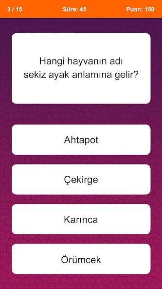 Bilgi Yarışması [МОД: Деньги, Монеты и Меню MOD] Screenshot 1