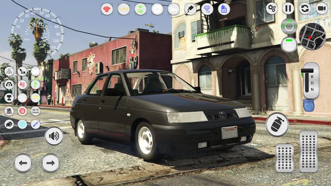 Lada 2110: Urban Simulator [МОД: Бесконечные деньги, Монеты и Мега MOD] Screenshot 1
