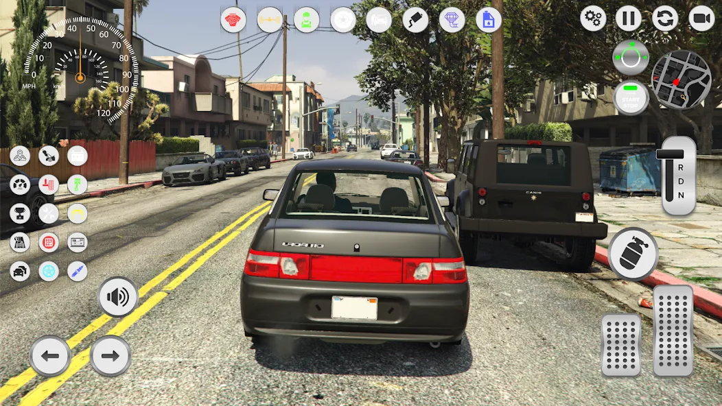 Lada 2110: Urban Simulator [МОД: Бесконечные деньги, Монеты и Мега MOD] Screenshot 2