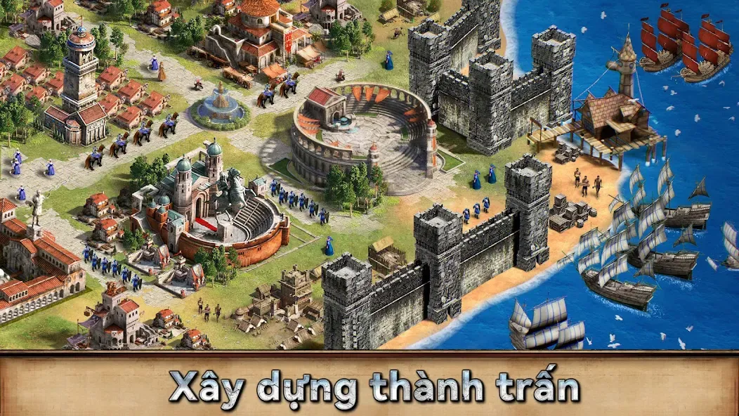 Rise of Castles (Райз Оф Эмпайрс) [МОД: Меню, Бесконечные монеты и Открытые уровни] Screenshot 3