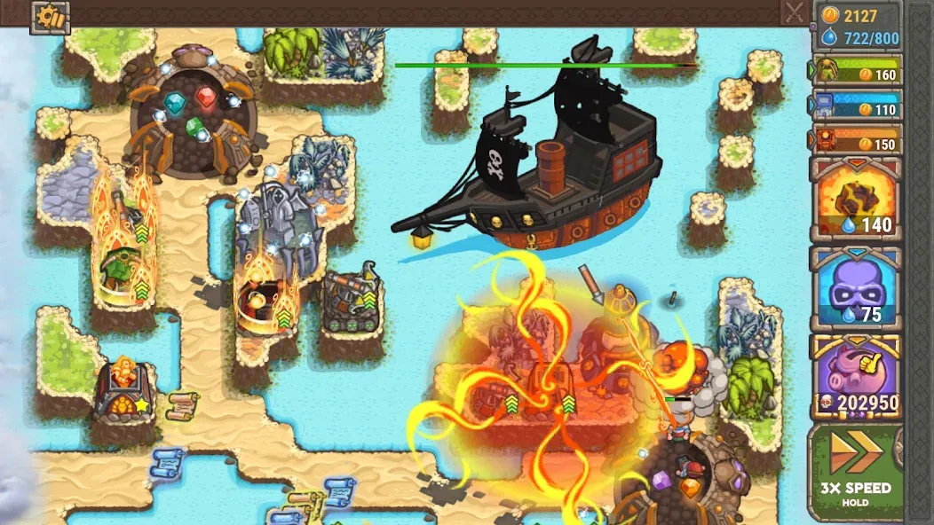 Cursed Treasure 2 (Проклятое сокровище 2) [МОД: Бесконечные деньги, Монеты и Мега MOD] Screenshot 1