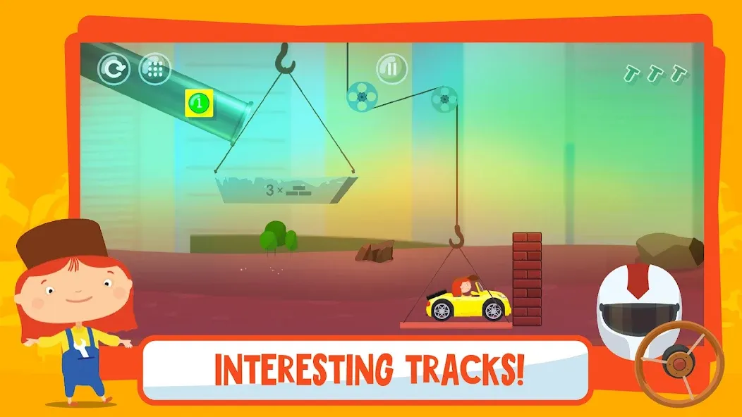 McWheelie logic games for kids [МОД: Деньги, Монеты и Меню MOD] Screenshot 2