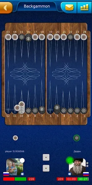 Backgammon LiveGames online [МОД: Бесконечные деньги, Монеты и Мега MOD] Screenshot 3