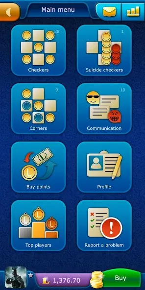 Checkers LiveGames online [МОД: Много денег, Монет и Все открыто] Screenshot 1