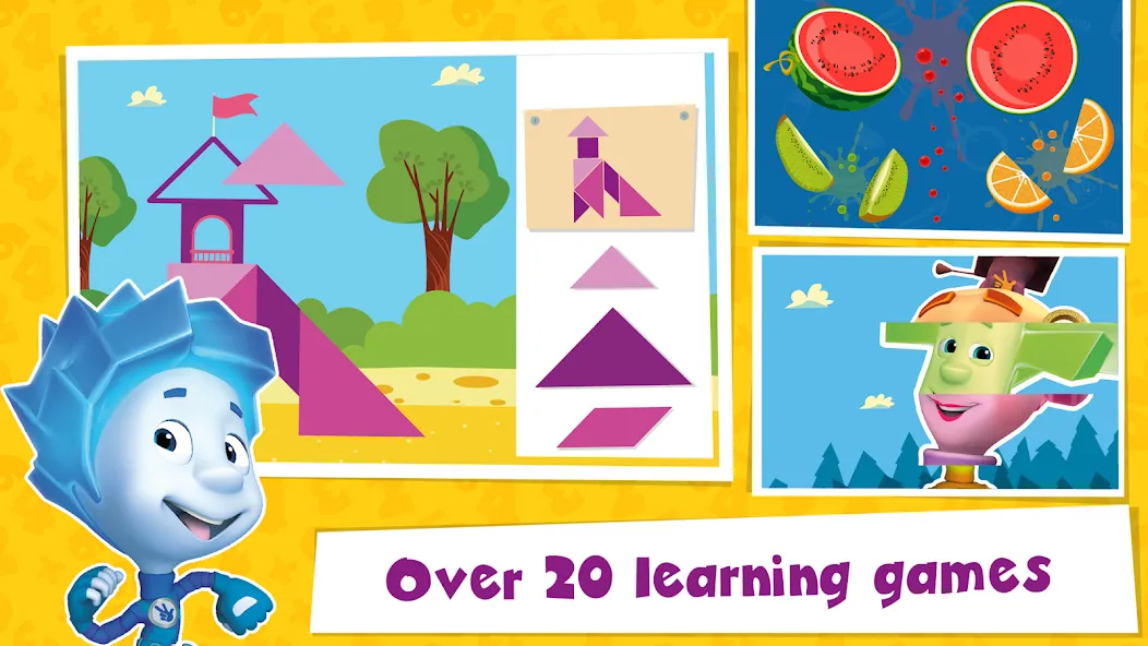 The Fixies Math Learning Games [МОД: Деньги, Монеты и Меню MOD] Screenshot 1