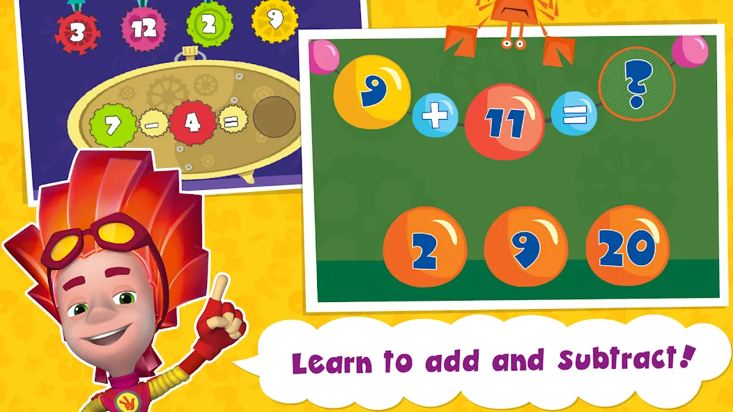 The Fixies Math Learning Games [МОД: Деньги, Монеты и Меню MOD] Screenshot 2