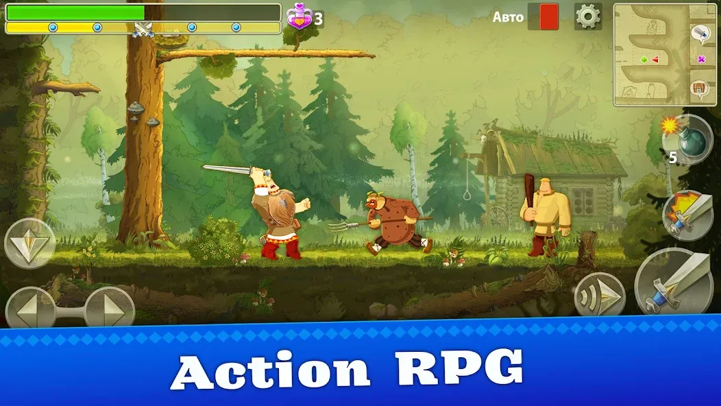 Heroes Adventure: Action RPG [МОД: Много монет, Открытые уровни и Мега MOD] Screenshot 1
