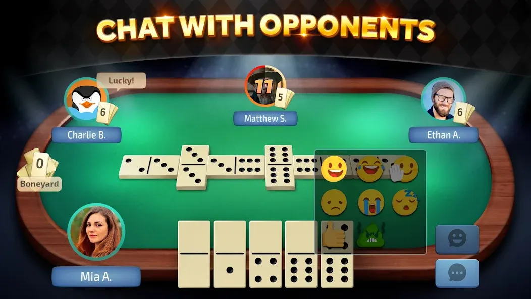 Domino - Dominos online game [МОД: Все открыто, Дополнительные деньги и Меню MOD] Screenshot 1