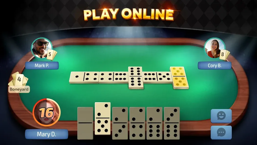 Domino - Dominos online game [МОД: Все открыто, Дополнительные деньги и Меню MOD] Screenshot 2