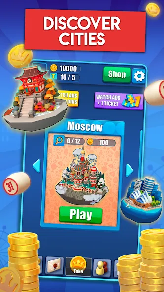 Russian Loto online [МОД: Много денег, Монет и Все открыто] Screenshot 3