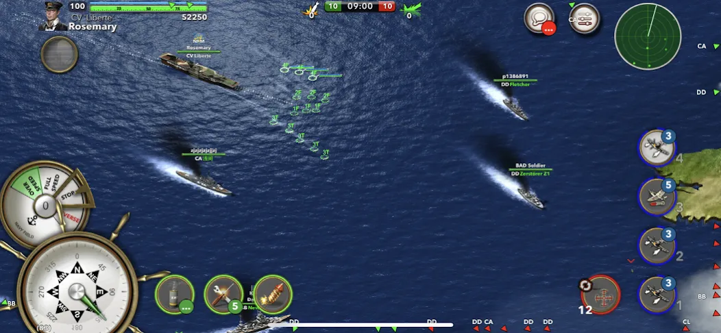 Navy Field: Online Sea Battles (НеиФилд) [МОД: Бесконечные деньги, Монеты и Мега MOD] Screenshot 1