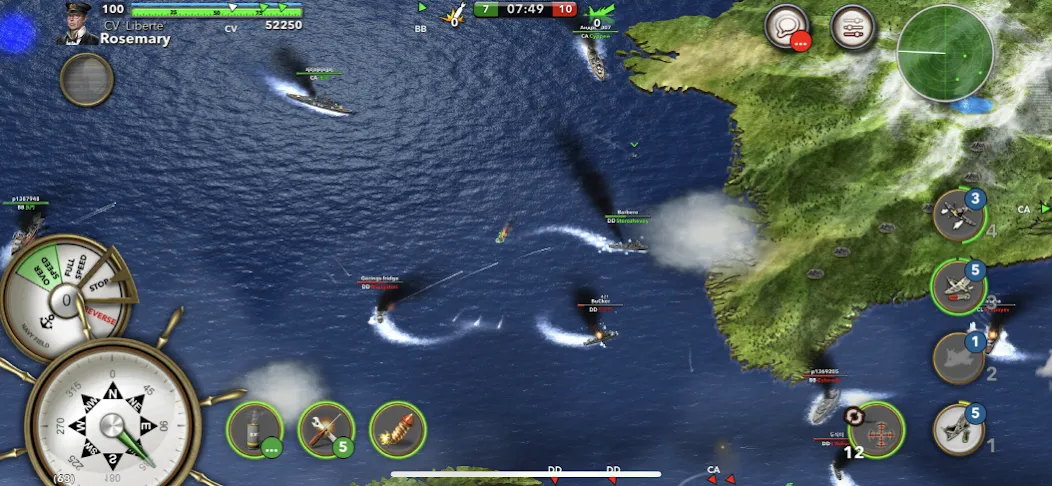 Navy Field: Online Sea Battles (НеиФилд) [МОД: Бесконечные деньги, Монеты и Мега MOD] Screenshot 4