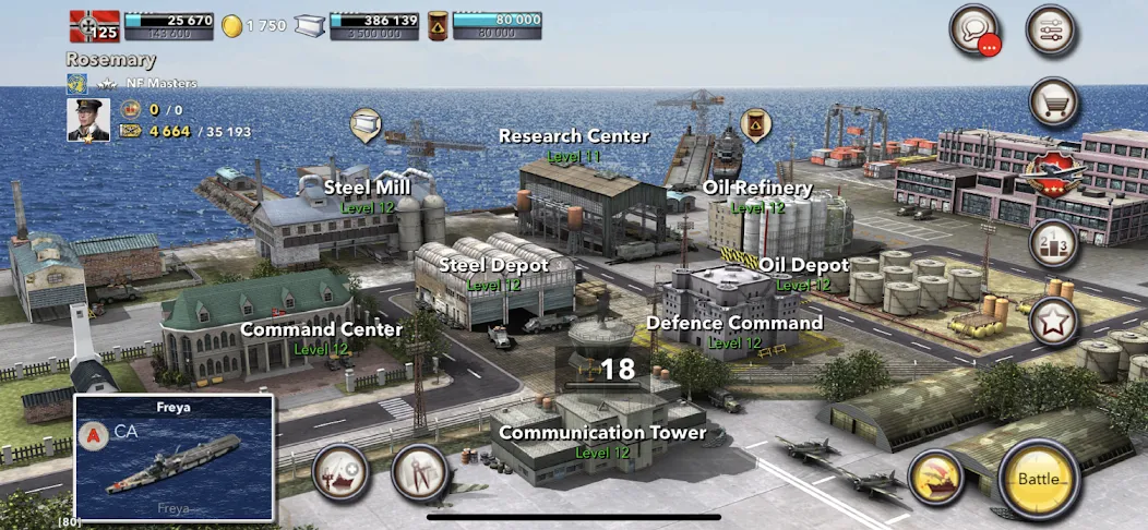 Navy Field: Online Sea Battles (НеиФилд) [МОД: Бесконечные деньги, Монеты и Мега MOD] Screenshot 5