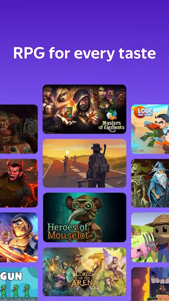Yandex Games RPG and Role [МОД: Много монет, Открытые уровни и Мега MOD] Screenshot 3