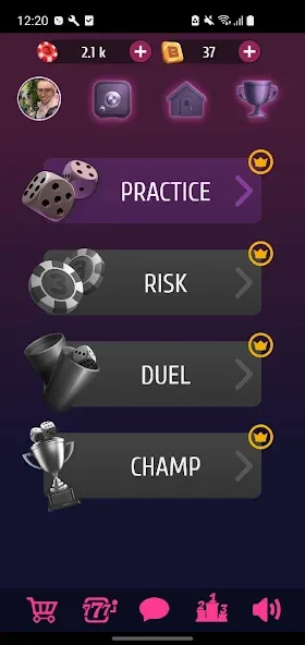 Farkle Pro - 10000 dice game [МОД: Много денег, Монет и Все открыто] Screenshot 1