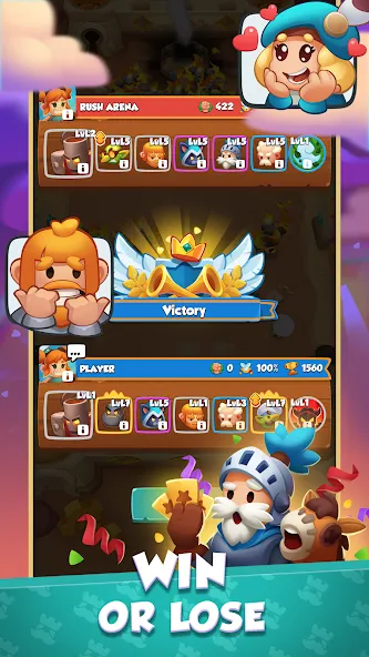 Rush Arena: PvP Tower Defense (Раш Арена) [МОД: Много монет, Открытые уровни и Мега MOD] Screenshot 5