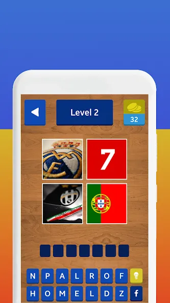 4 Pics 1 Footballer (Картинки 1 Футболист) [МОД: Деньги, Монеты и Меню MOD] Screenshot 5