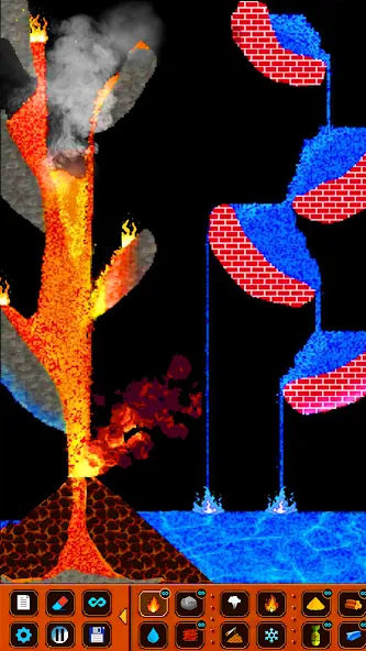 SandBox: Powder Simulator [МОД: Меню, Бесконечные монеты и Открытые уровни] Screenshot 3
