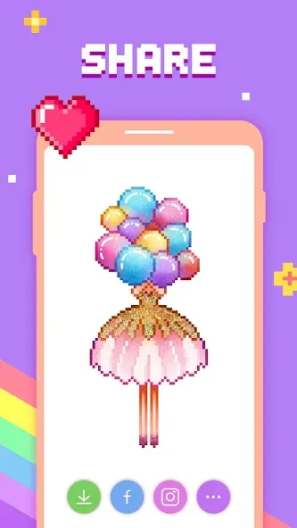 Paint by Number - Pixel Art [МОД: Все открыто, Дополнительные деньги и Меню MOD] Screenshot 5