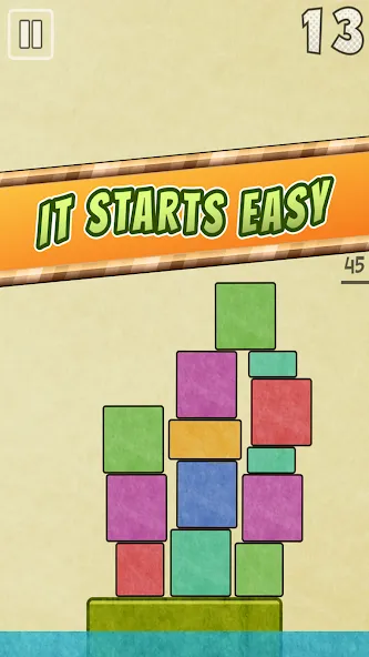 Drop Stack Block Stacking Game (Дроп Стэк блочная игра с укладкой блоков) [МОД: Много денег, Монет и Все открыто] Screenshot 4