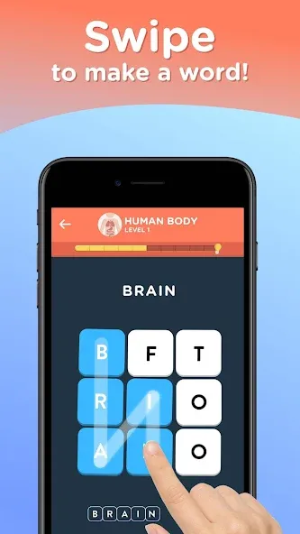 WordBrain 2 - word puzzle game (ВордБрейн 2) [МОД: Много монет, Открытые уровни и Мега MOD] Screenshot 3