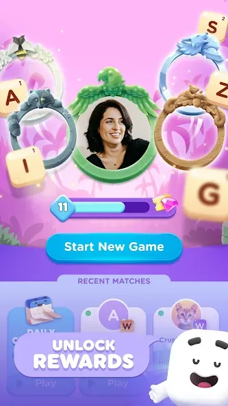 Wordzee! - Social Word Game [МОД: Меню, Бесконечные монеты и Открытые уровни] Screenshot 4