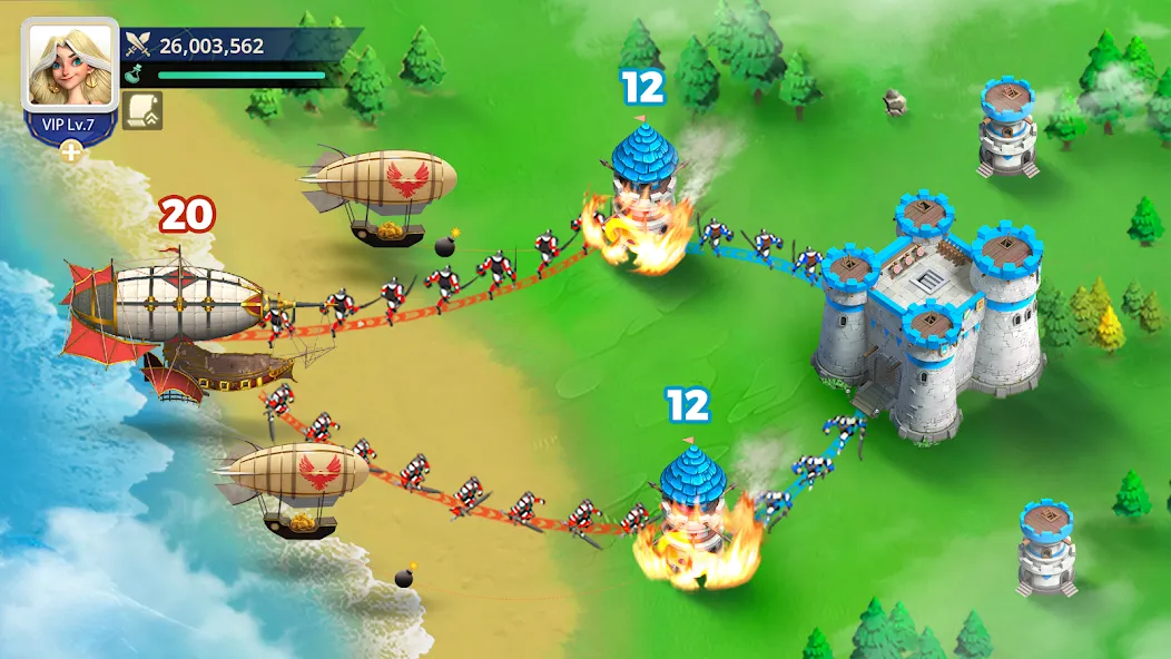 Castle Empire(E.A.) (Касл Империя) [МОД: Меню, Бесконечные монеты и Открытые уровни] Screenshot 1