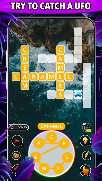 Word connect: word search game [МОД: Бесконечные деньги, Монеты и Мега MOD] Screenshot 1