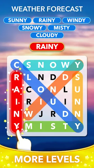 Word Heaps Search - Word Games (Ворд Хипс Срч) [МОД: Деньги, Монеты и Меню MOD] Screenshot 5