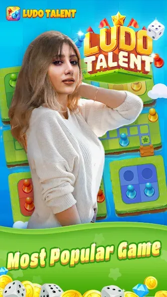 Ludo Talent - Game & Chatroom (Лудо Талент) [МОД: Много денег, Монет и Все открыто] Screenshot 1