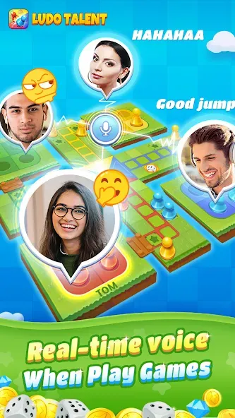 Ludo Talent - Game & Chatroom (Лудо Талент) [МОД: Много денег, Монет и Все открыто] Screenshot 2