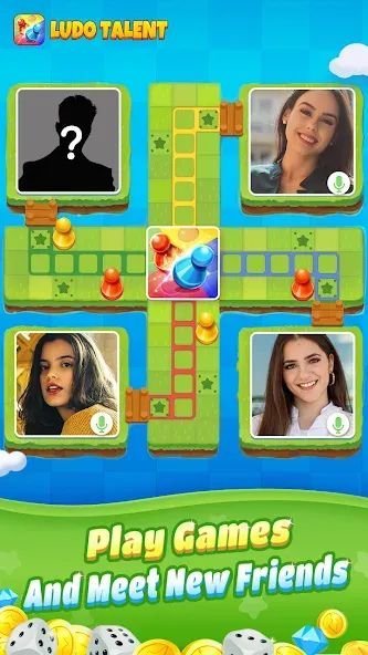 Ludo Talent - Game & Chatroom (Лудо Талент) [МОД: Много денег, Монет и Все открыто] Screenshot 5