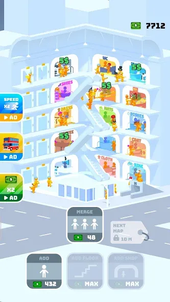 Shopping Mania (Шоппинг Мания) [МОД: Все открыто, Дополнительные деньги и Меню MOD] Screenshot 1