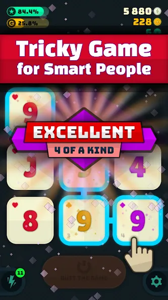 Merge Poker (Мердж Покер) [МОД: Все открыто, Дополнительные деньги и Меню MOD] Screenshot 1