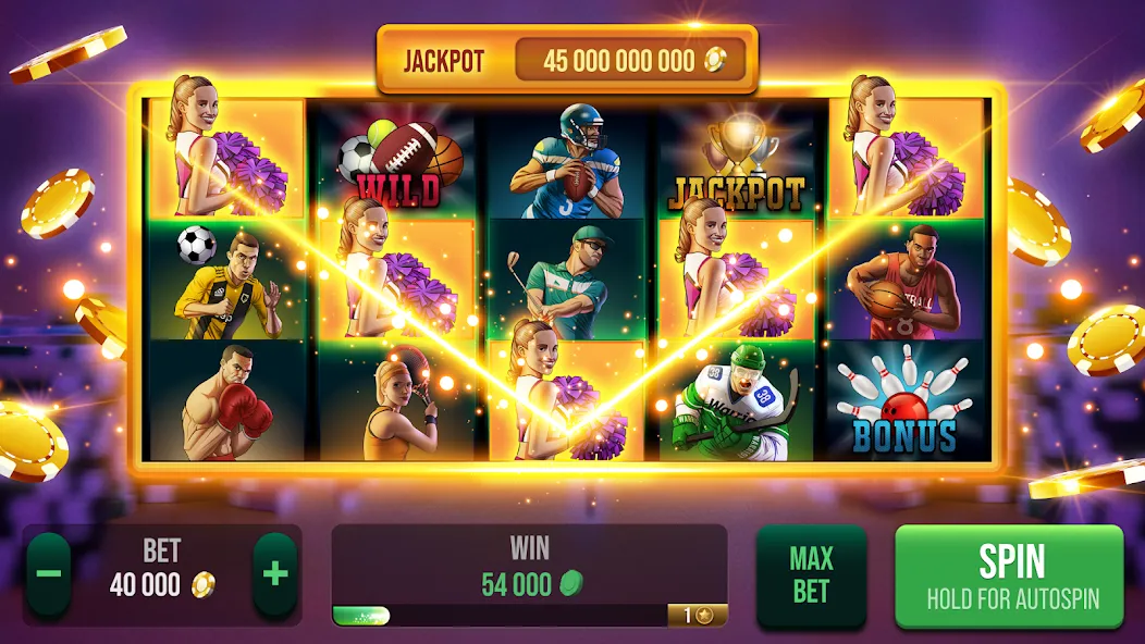 Casino All Star: Poker & Slots (Казино Олл Стар) [МОД: Меню, Бесконечные монеты и Открытые уровни] Screenshot 3