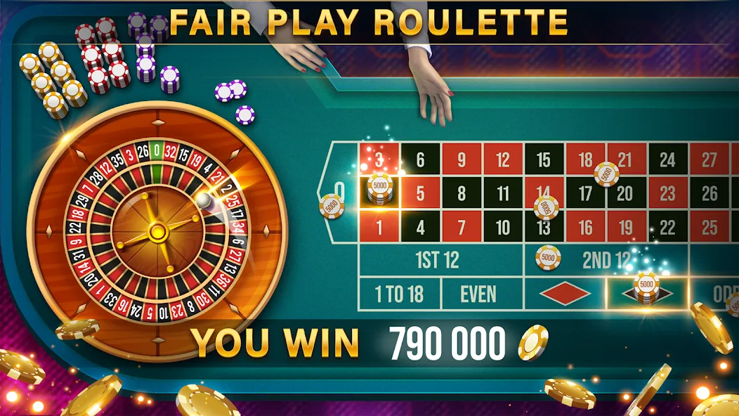 Roulette All Star: Casino Game (Рулетка Олл Стар) [МОД: Меню, Бесконечные монеты и Открытые уровни] Screenshot 1