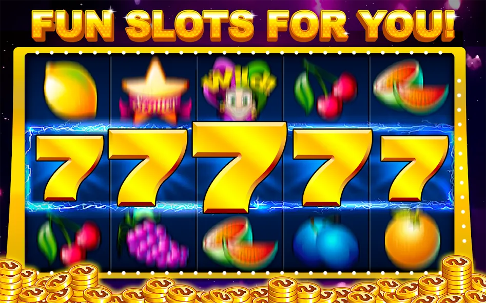 Slots - Slot machines [МОД: Деньги, Монеты и Меню MOD] Screenshot 1