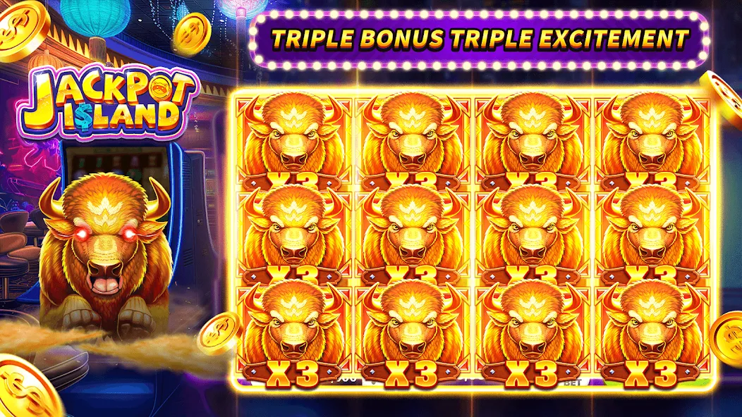 Jackpot Island - Slots Machine (Джекпот Айленд) [МОД: Все открыто, Дополнительные деньги и Меню MOD] Screenshot 5