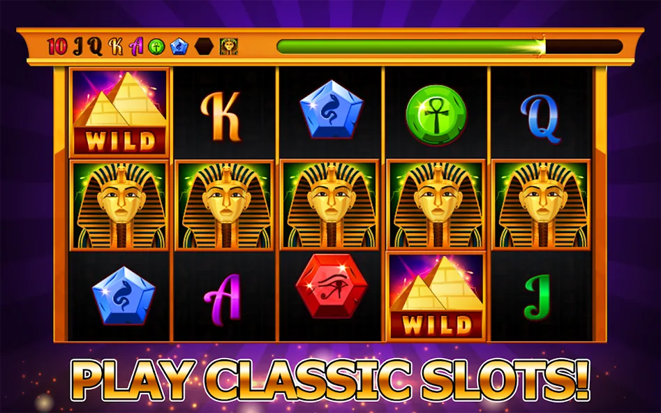 Slots - casino slot machines [МОД: Бесконечные деньги, Монеты и Мега MOD] Screenshot 2