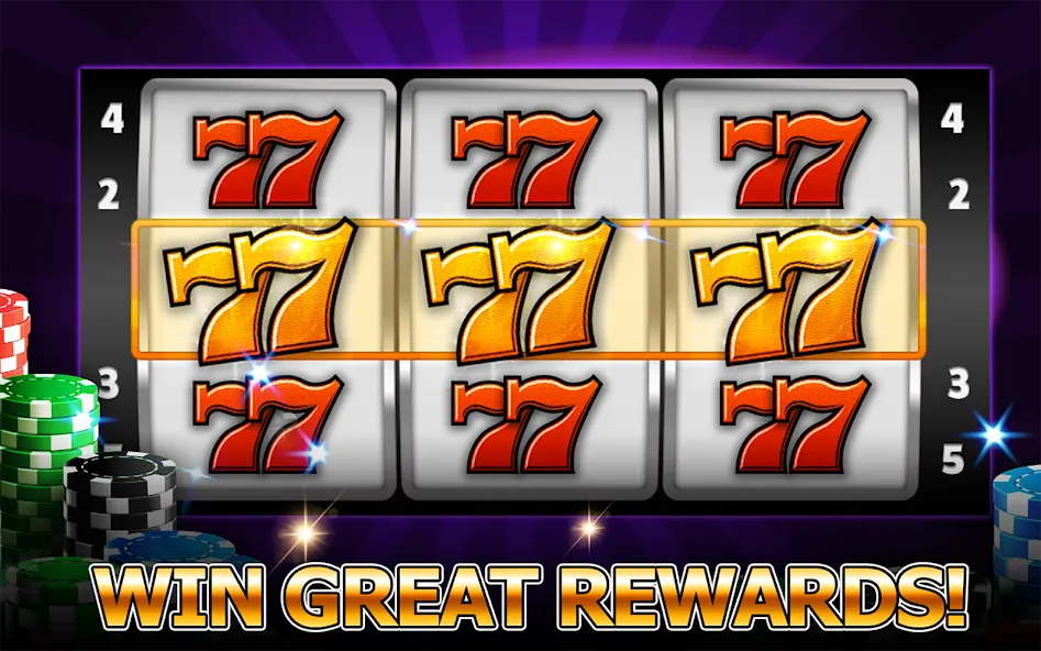 Slots - casino slot machines [МОД: Бесконечные деньги, Монеты и Мега MOD] Screenshot 3