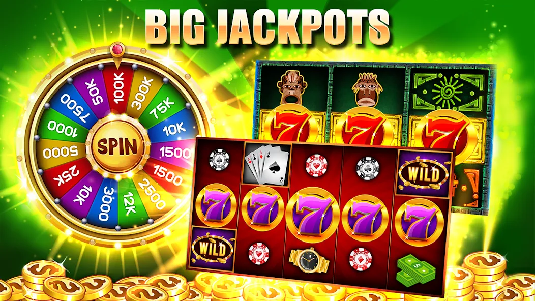 Golden Slots: Casino games (Голден Слотс) [МОД: Много денег, Монет и Все открыто] Screenshot 3