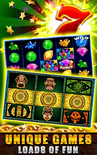 Golden Slots: Casino games (Голден Слотс) [МОД: Много денег, Монет и Все открыто] Screenshot 4