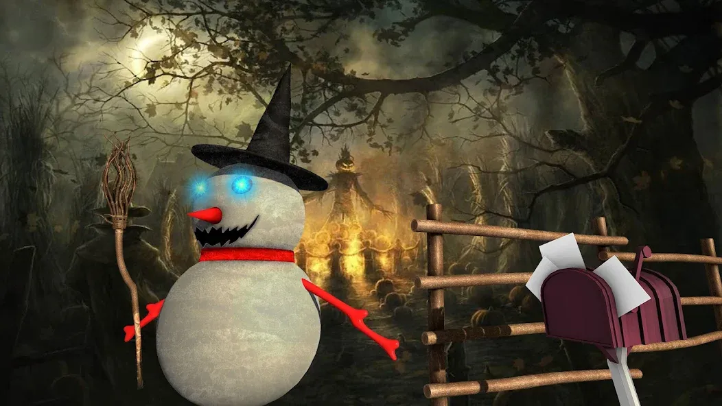 Evil Scary Snowman  Games 3d (Ивил Скари Сноумэн Геймс 3д) [МОД: Бесконечные деньги, Монеты и Мега MOD] Screenshot 2