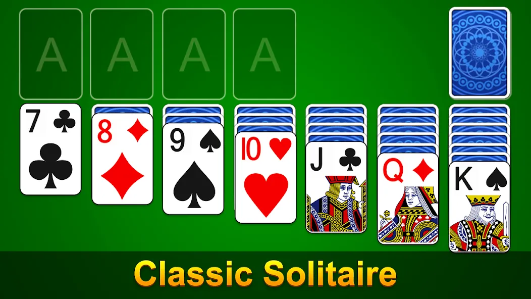 Solitaire - Classic Card Game (Солитер) [МОД: Деньги, Монеты и Меню MOD] Screenshot 1