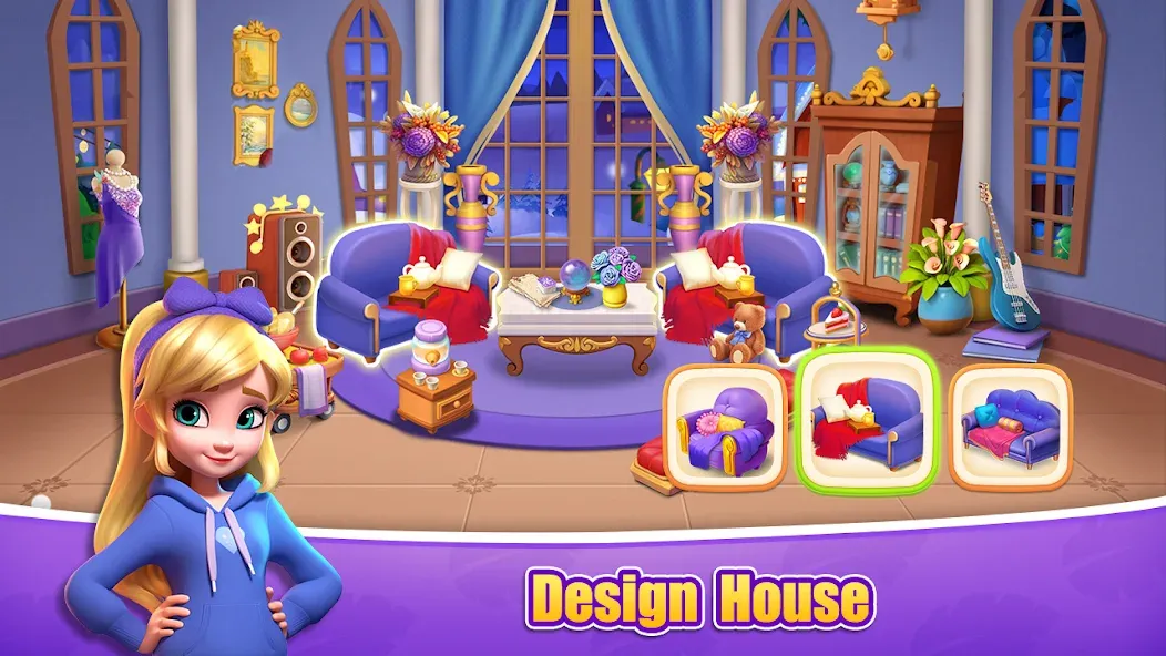Solitaire Farm [МОД: Меню, Бесконечные монеты и Открытые уровни] Screenshot 4