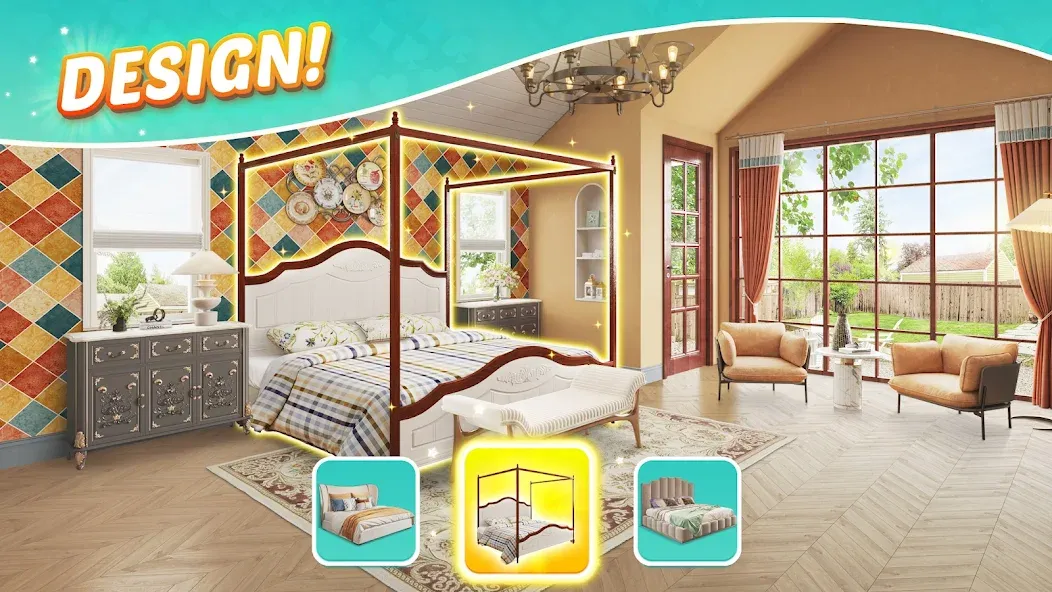 Solitaire Dream Decor (Дрим Декор) [МОД: Много денег, Монет и Все открыто] Screenshot 4