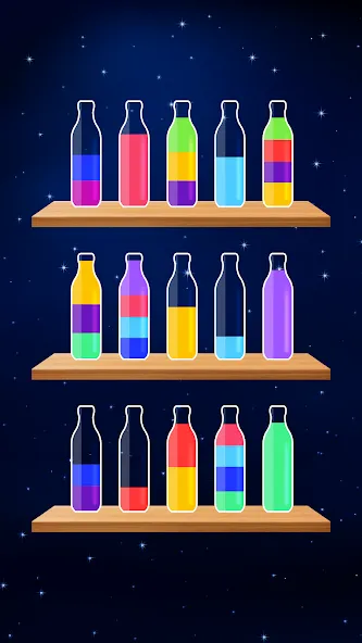Water Sort Puzzle - Color Game (Уотер Сорт Пазл) [МОД: Меню, Бесконечные монеты и Открытые уровни] Screenshot 5