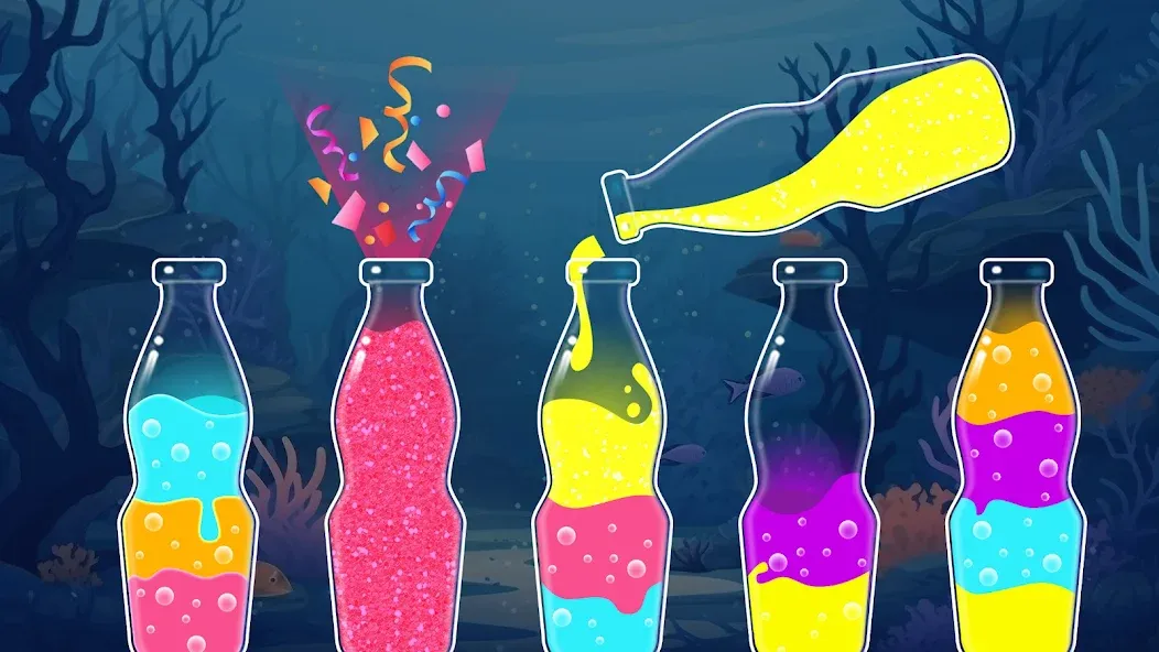SortPuz™: Water Sort Puzzle (СортПаз) [МОД: Бесконечные деньги, Монеты и Мега MOD] Screenshot 1